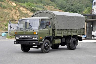 4×2平头排半1118越野运兵车_东风153越野运输车_东风货车卡车出口