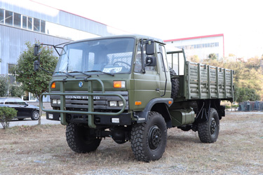 东风四驱EQ2070G越野卡车 4×4二吨半柴油运兵车 平头一排半2.5吨货车