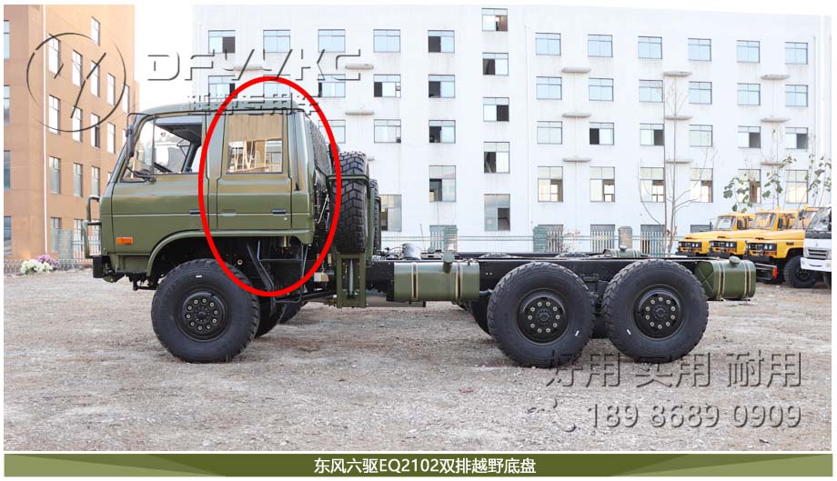 EQ2102J,东风双排军车,六驱越野底盘