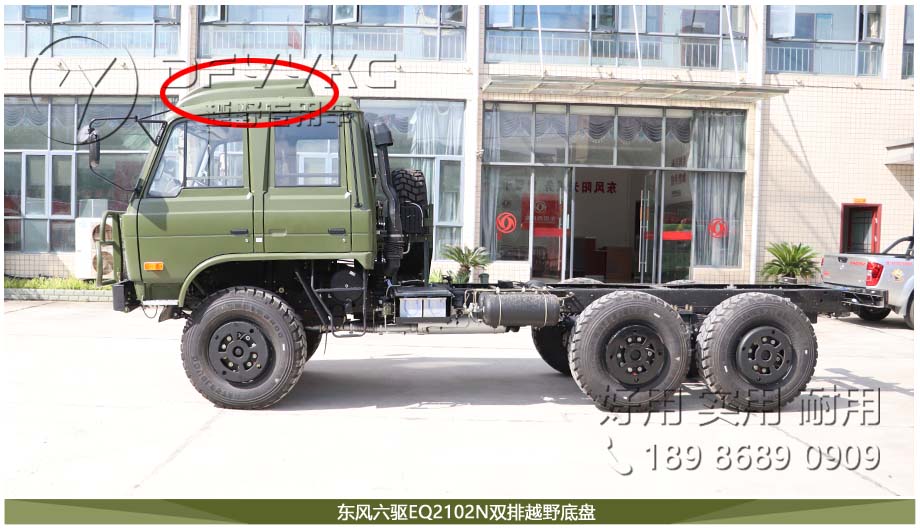 EQ2102N,东风双排军车,高配军车底盘