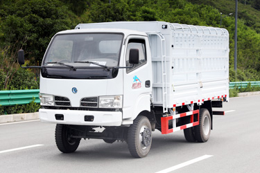 东风四驱轻型3.8米栅栏载货车_4×4小型柴油仓栅车_全驱越野专用车商用小微卡厂家