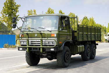 6×6东风EQ2102G/246越野运兵车_六驱平头153底盘改装载货汽车_3.5吨级排半经典卡车