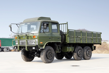 EQ2102N越野载货车_东风六驱3.5吨三轴卡车_6×6平头153双排专用运兵车