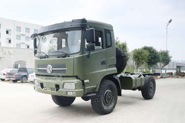 东风四驱EQ2070越野专用车底盘_3.5吨级军用卡车_4×4双桥运兵车底盘配置